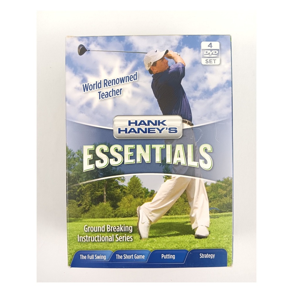 Hank Haneys Essentials 4 DVD Set Golf Instruction Ground Breaking Instructional